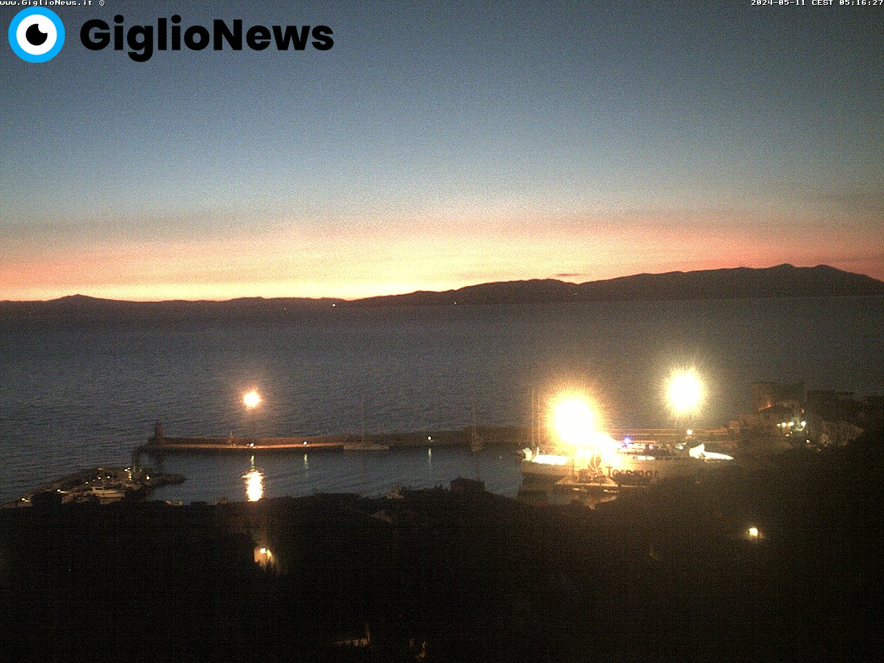 WebCam Isola del Giglio Porto Panoramica